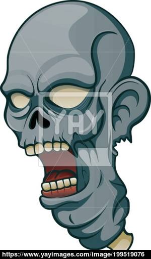 Zombie Head Vector at Vectorified.com | Collection of Zombie Head ...