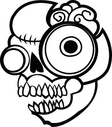 Zombie Head Vector at Vectorified.com | Collection of Zombie Head ...
