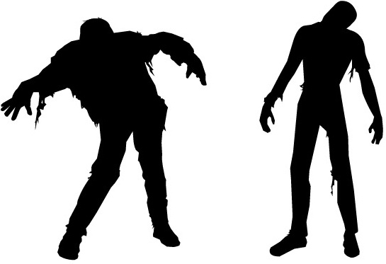 545x373 Free Vector Zombies