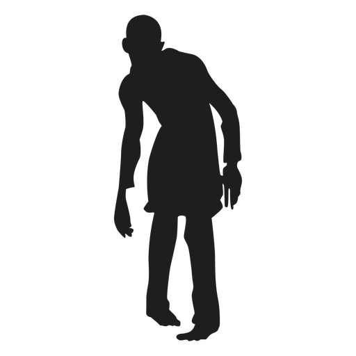 512x512 Male Zombie Silhouette