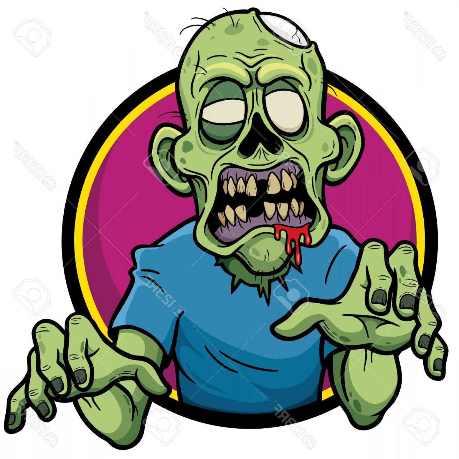 Photostock Vector Vector Illustration Of Cartoon Zombie Newwaysys 1558x1560 Photostock Vector Vector Illustration Of Cartoon Zombie Newwaysys