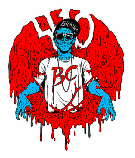 Brain Sucking, Walking The Earth Dead, Vector Zombies 433x507 Brain Sucking, Walking The Earth Dead, Vector Zombies