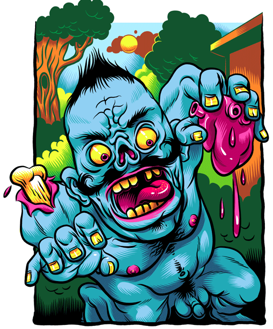 Zombie Vector Png 537x646 Zombie Vector Png