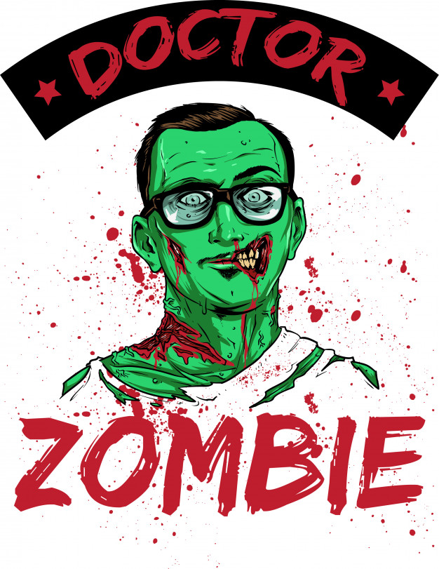 Doctor Zombie Vector Premium Download 626x811 Doctor Zombie Vector Premium Download