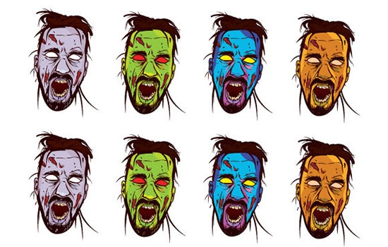 550x350 Best Premium Scary Zombie Vectors Download Free Free