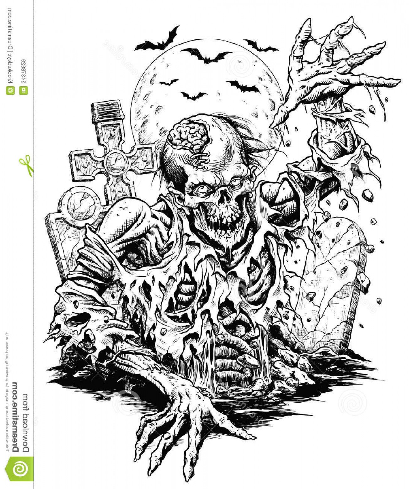 Zombie Vector Art at Vectorified.com | Collection of Zombie Vector Art ...