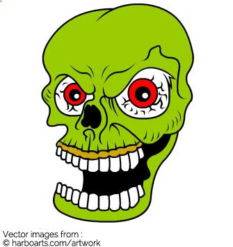335x355 Download Zombie Skull