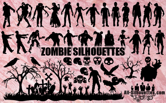 650x402 Zombie Vector Silhouette
