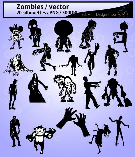 570x663 Zombie Silhouette Zombies Zombie Zombie Clipart