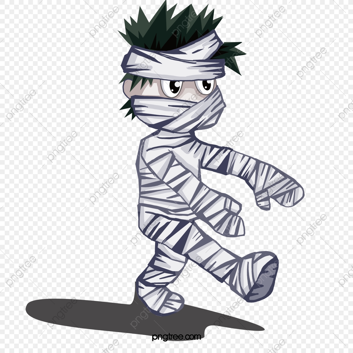 1200x1200 Zombies Halloween Vector Cartoon Characters, Cartoon Clipart