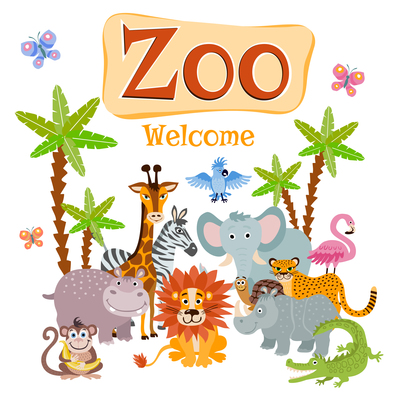 Page Zoo Animals On Curated Vector Illustrations, Stock Royalty 400x400 Page Zoo Animals On Curated Vector Illustrations, Stock Royalty