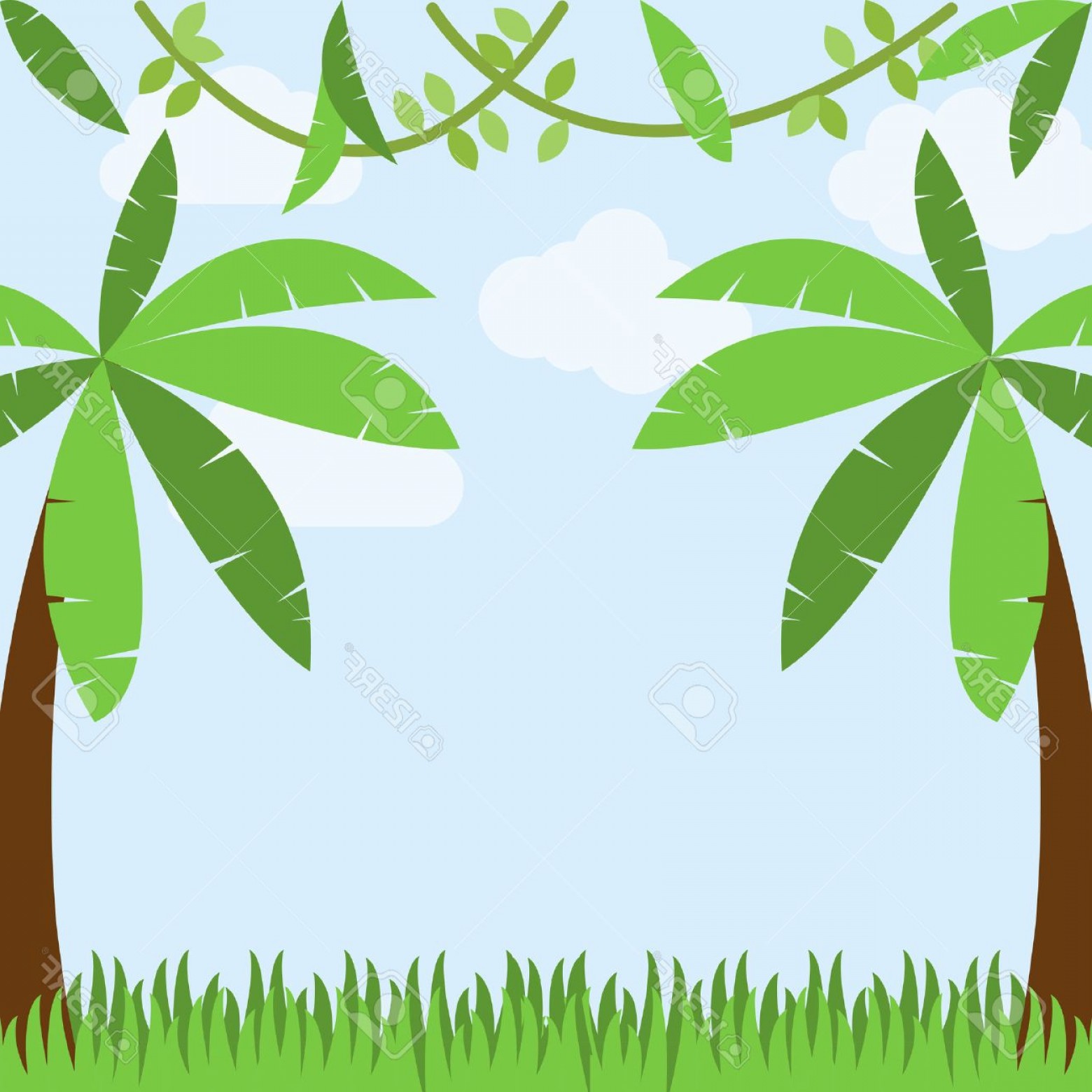 1560x1560 Photostock Vector Safari Jungle Or Zoo Themed Animal Background