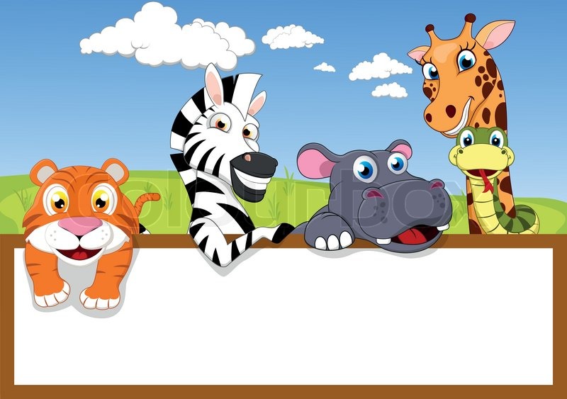 800x563 Vector Illustration Of Zoo Animal With Stock Vector Colourbox
