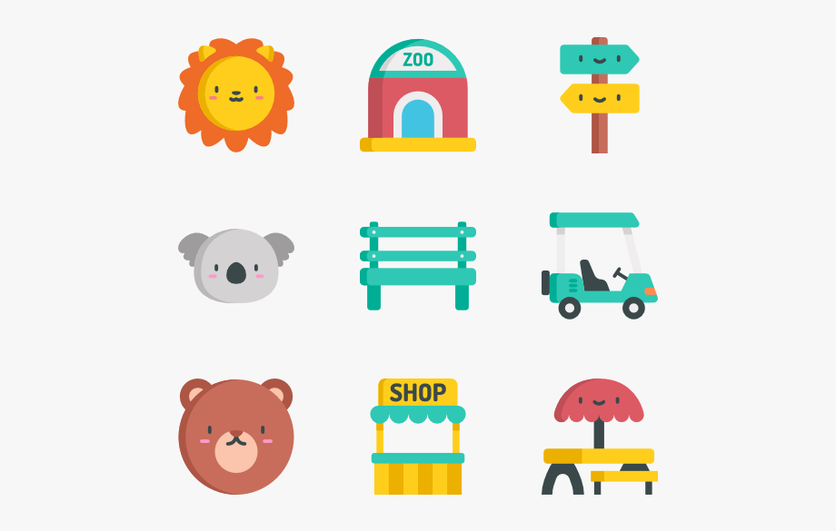 920x585 Zoo Vector Art