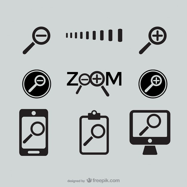 626x626 Zoom Icons Vector Free Download