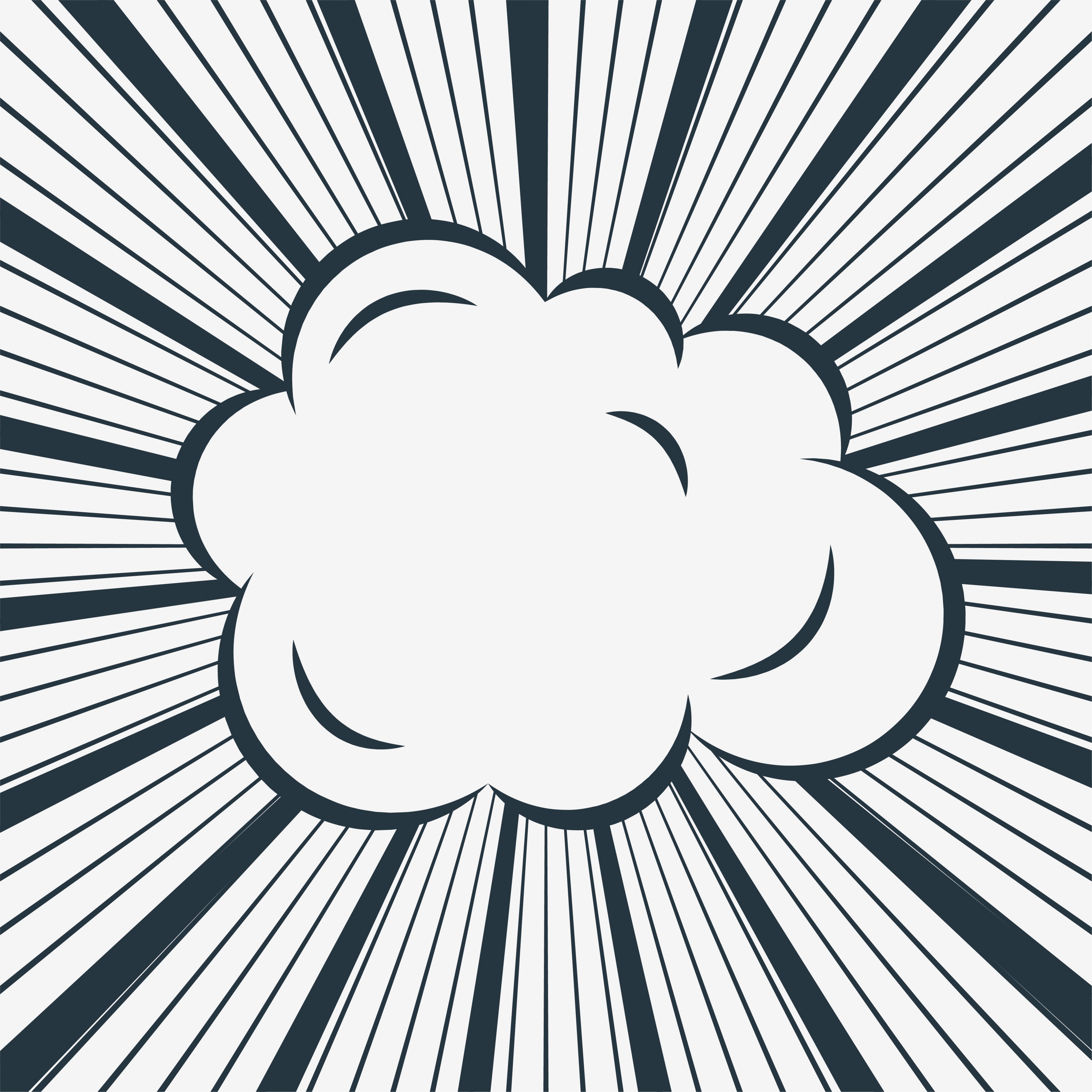 4801x4801 Cloud Star And Lines Vector Hoodamathrun