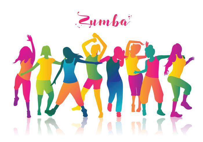 Zumba Dancers Vector 700x490 Zumba Dancers Vector