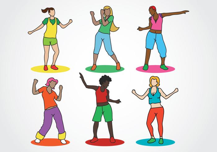 Zumba Free Vector Art 700x490 Zumba Free Vector Art
