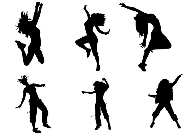 Zumba Silhouette Vectors Free Vector Download Cannypic 632x443 Zumba Silhouette Vectors Free Vector Download Cannypic