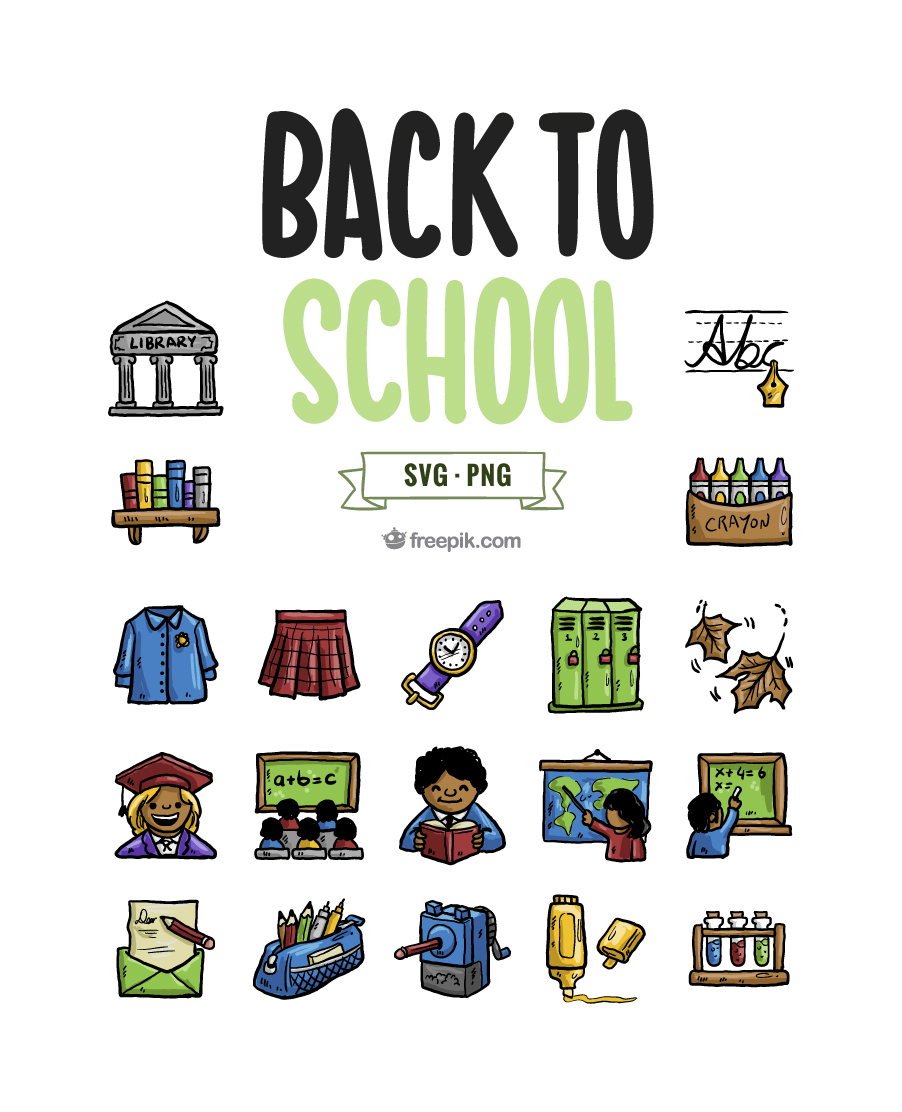 902x1112 Icon Pack For Free High School Collection