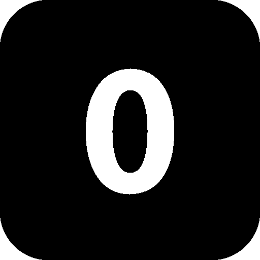 512x512 Numbers Black Icon Windows Iconset