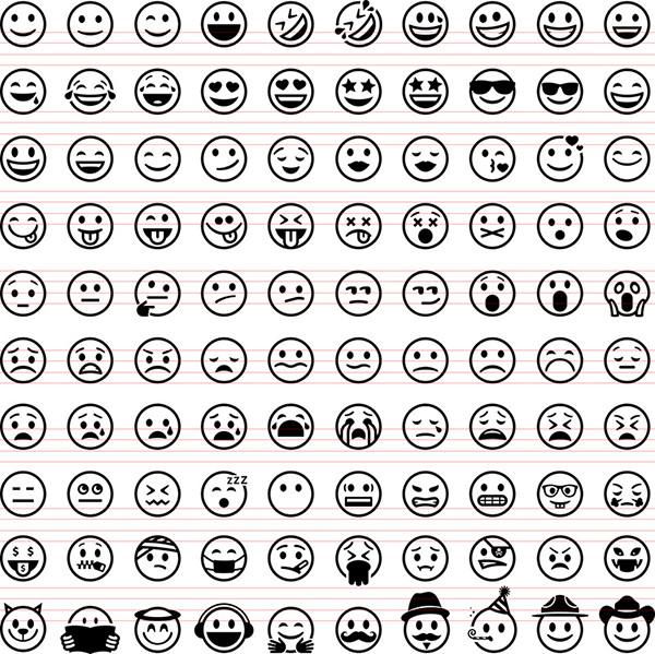 600x599 Emoji Smiley Face Icons