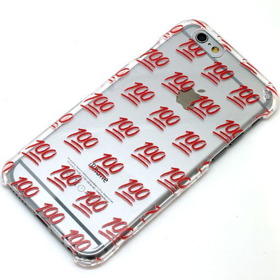 570x570 Emoji Icon Red Clear Phone Case Iphone Plus