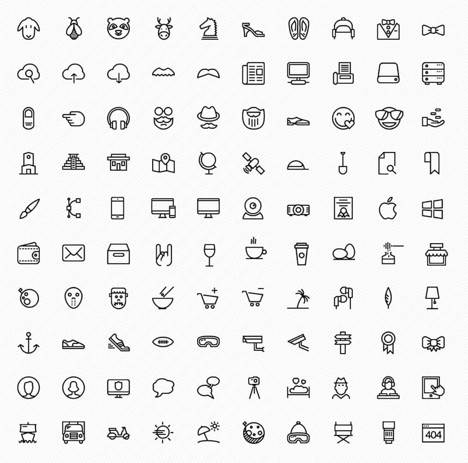 1600x1584 Free Icons Pack