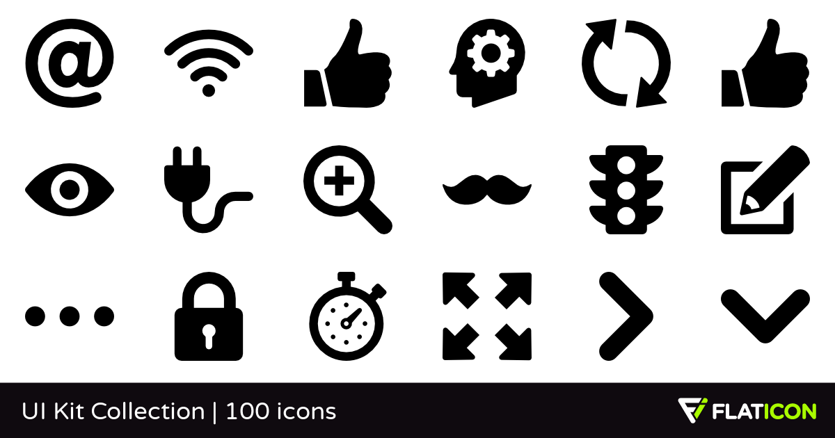 1200x630 Ui Kit Collection Free Icons