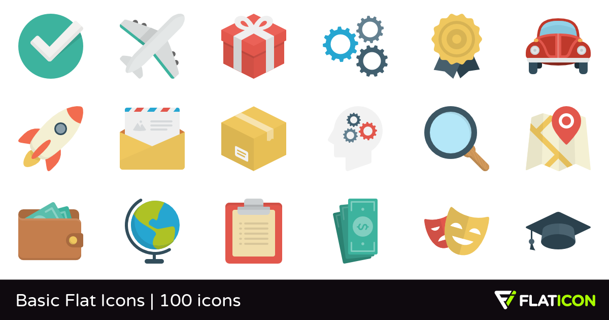 1200x630 Basic Flat Icons Free Icons
