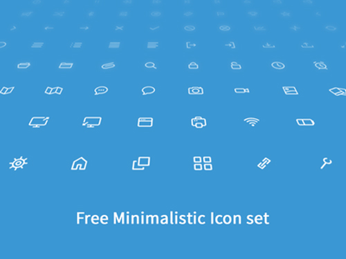 500x375 Free Thin Line Icons For Web And App Design Projects