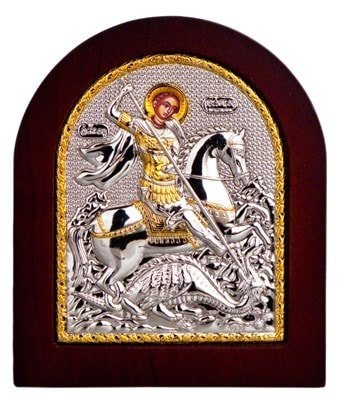 340x400 Saint George Medium Greek Orthodox Jerusalem Byzantine