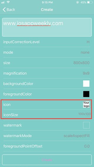 Create Qr Code With Logo On Iphone Ios App Weekly 320x568 Create Qr Code With Logo On Iphone Ios App Weekly