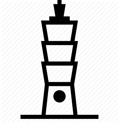 494x512 Building, Taipei, Taipei Tower Icon