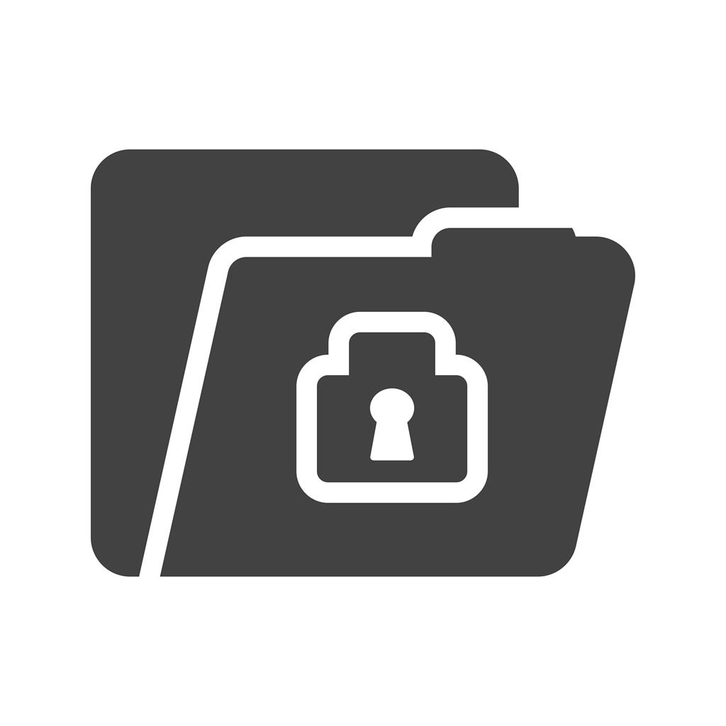 1024x1024 Confidential Glyph Icon