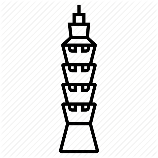 512x512 Architecture, Building, Cityscape, Landmark, Skyscraper, Taipei