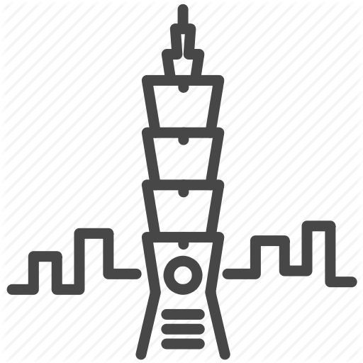 512x512 Building, City, Landmark, Taipei, Taiwan, Taiwan Icon