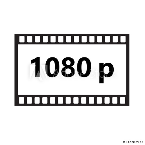 Flat Icon Of Hd Video On White Background Hd Video 500x500 Flat Icon Of Hd Video On White Background Hd Video