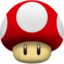 128x128 Mushroom Super Icon Super Mario Iconset Sandro Pereira