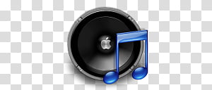 300x128 Speaker Itunes, Speaker Itunes X, Round Black Speaker Icon