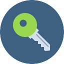 128x128 Android Icon Flat