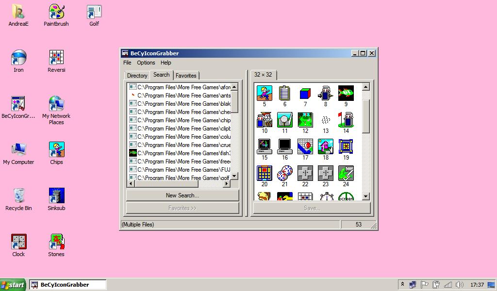 1024x600 Andrea Sites How To Extract Bit Icons On Windows Xp