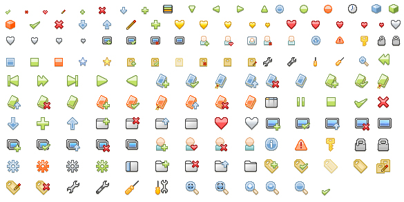 585x293 A Variety Of Fine Material Small Icons Gif Download Free