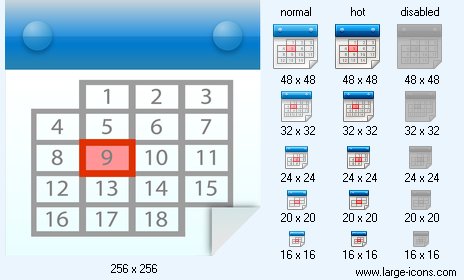 464x280 Calendar Icon Large Commerce Icons