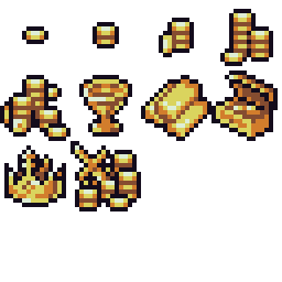 256x256 Gold Treasure Icons