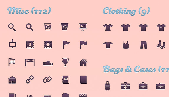 573x331 Monochrome Web Icon Sets Free And Scalable