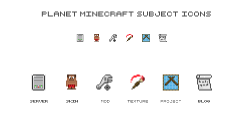 498x240 Wanted Pixel Icons