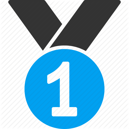 512x512 Place, Badge, Favorite, Gold Award, Medal, Rating, Trophy Icon