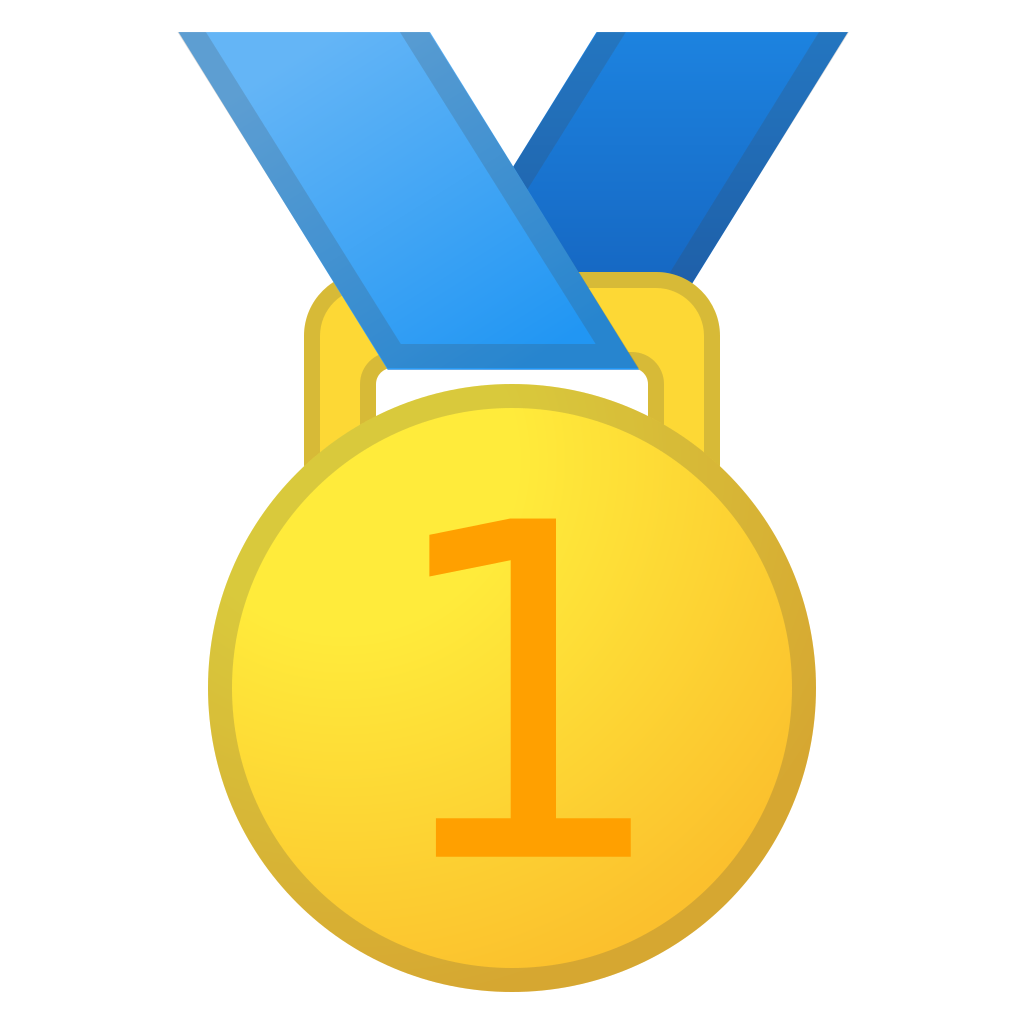 1024x1024 Place Medal Icon Noto Emoji Activities Iconset Google