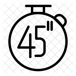 256x256 First Half Icon Of Line Style